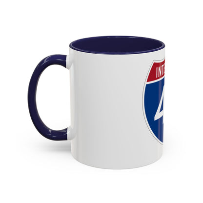 Interstate 43 (U.S. Highways) Accent Coffee Mug