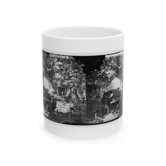 Bealeton, Virginia. Officer's Mess, Company E, 93d New York Volunteers (U.S. Civil War) White Coffee Mug