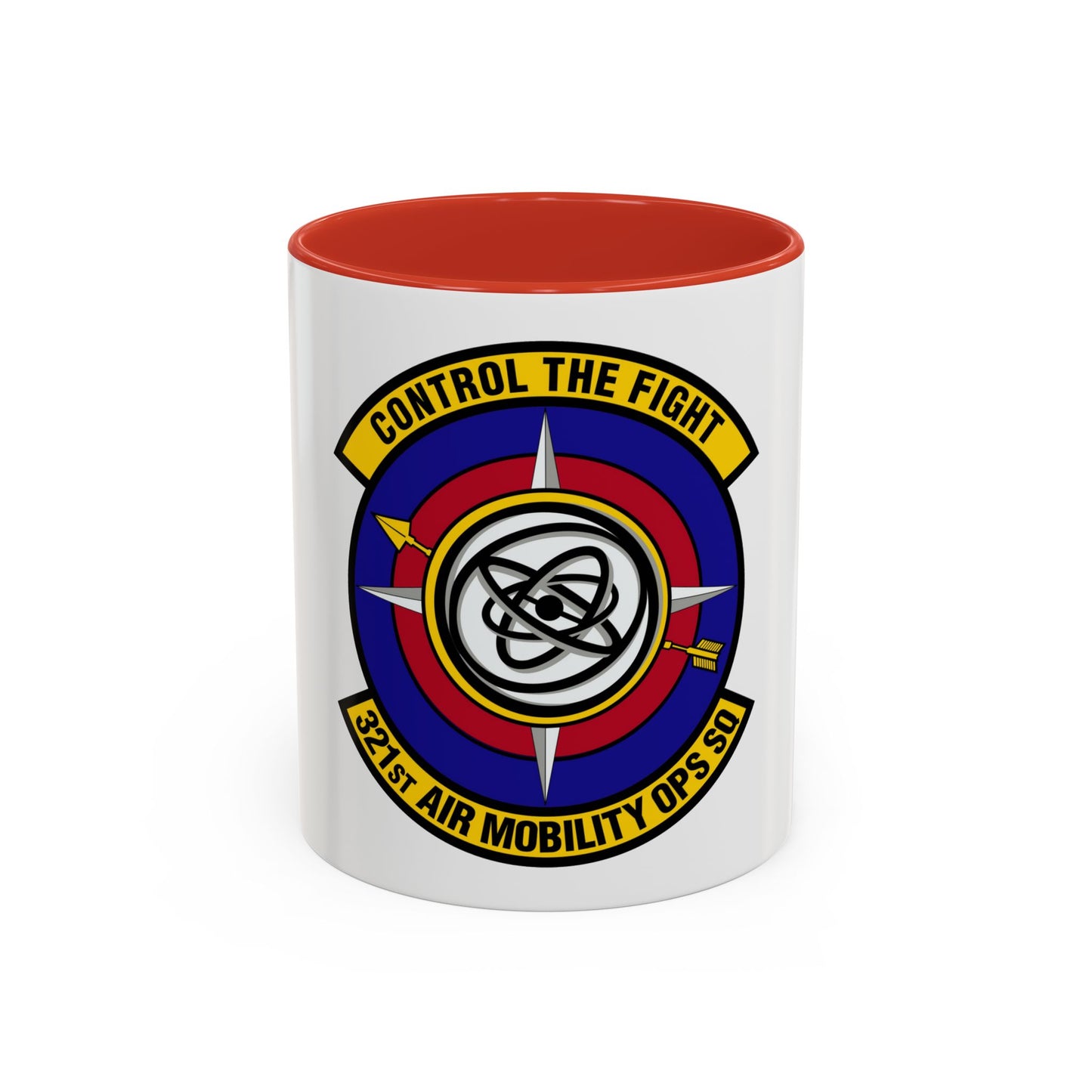 321 Air Mobility Operations Squadron (U.S. Air Force) Accent Coffee Mug