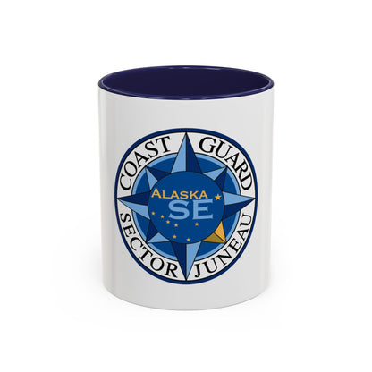 USCG Sector Juneau (U.S. Coast Guard) Accent Coffee Mug