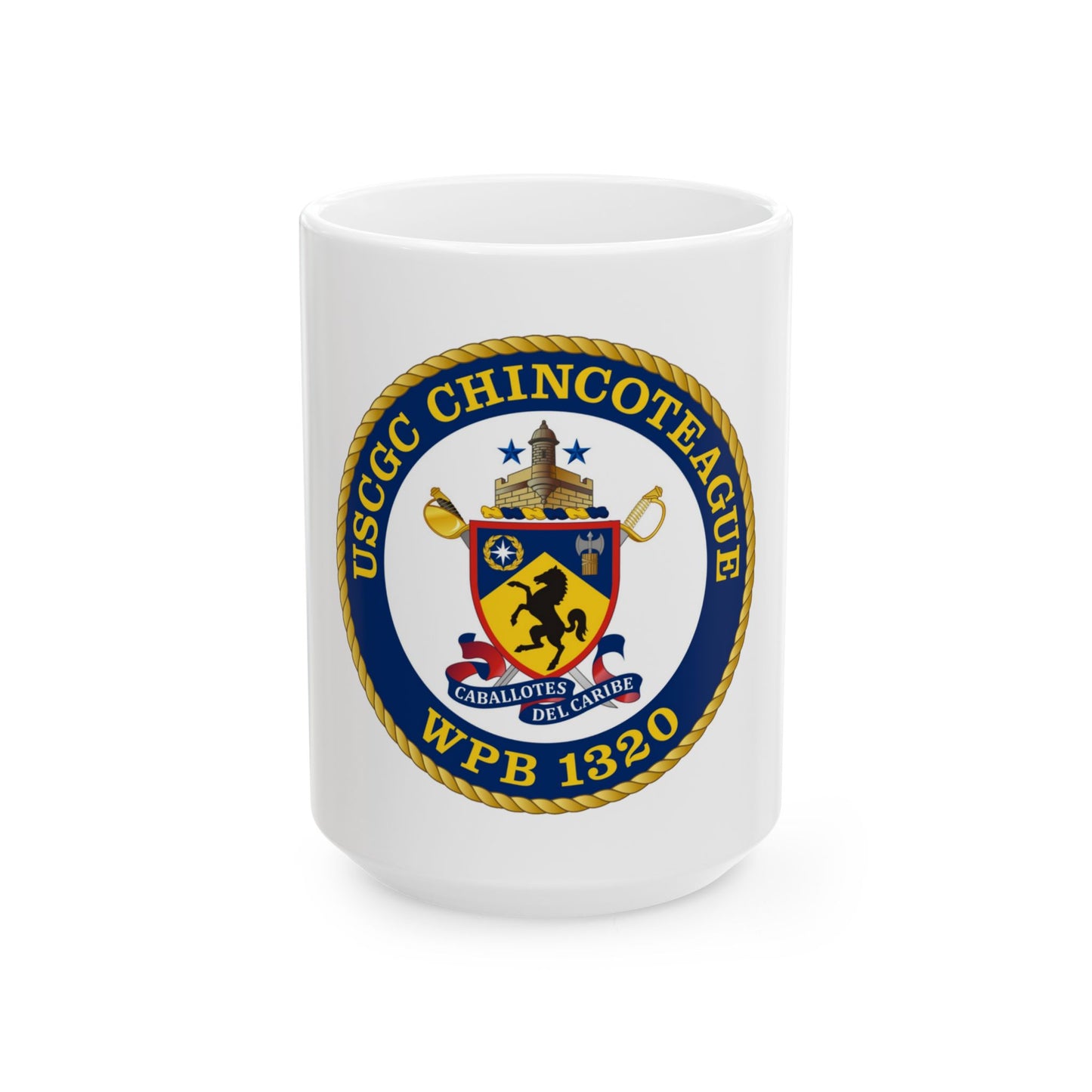 USCGC Chincoteague WPB 1320 (U.S. Coast Guard) White Coffee Mug