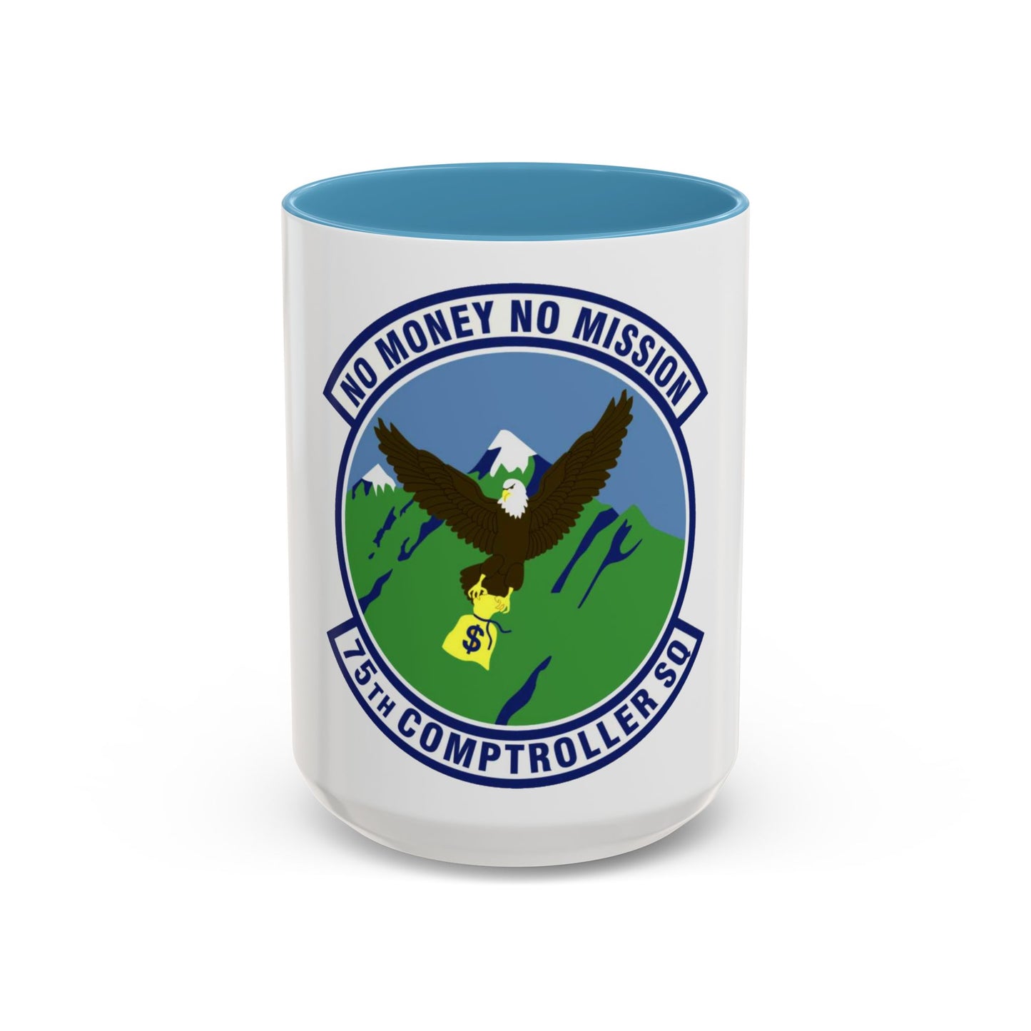 75th Comptroller Squadron (U.S. Air Force) Accent Coffee Mug