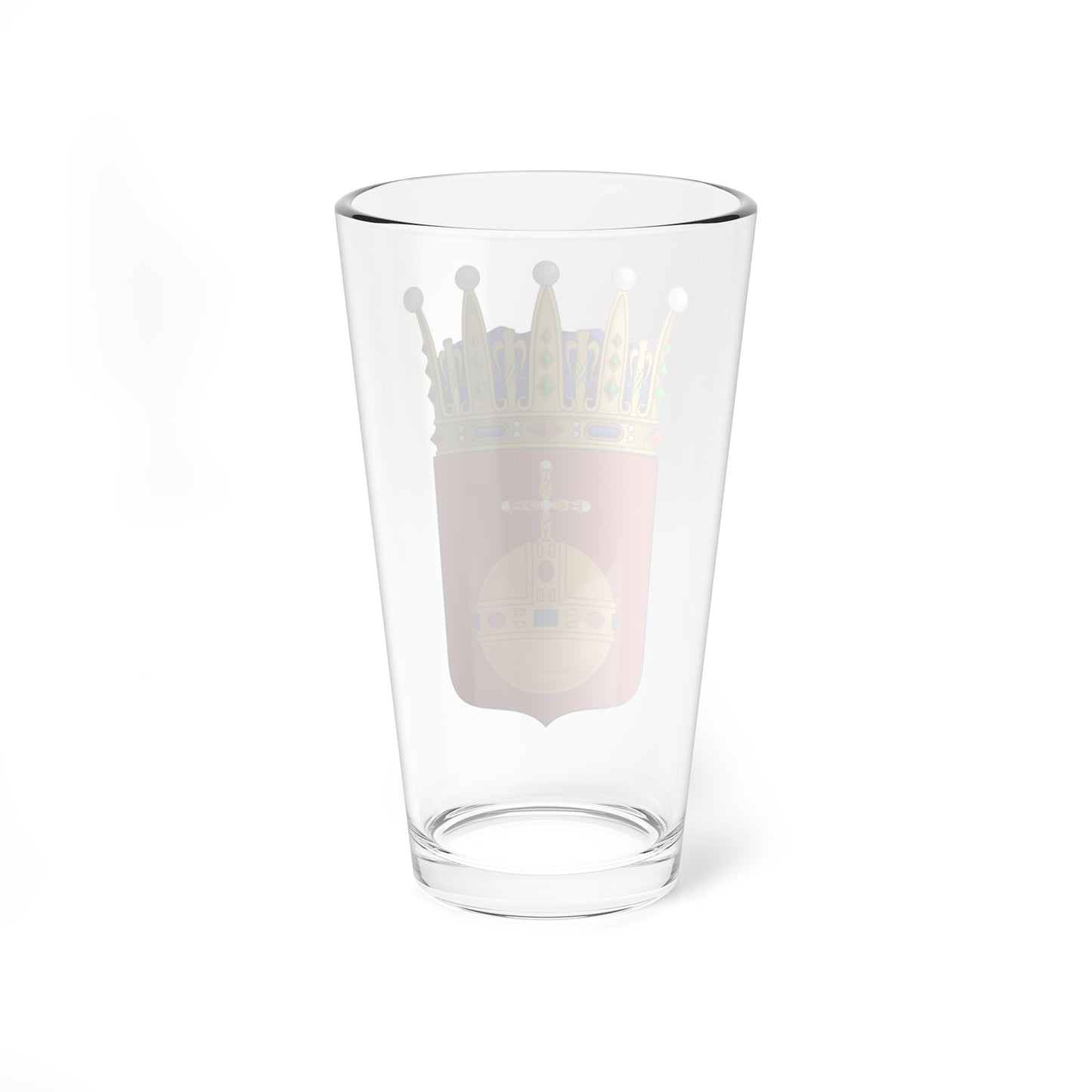 Upplands vapen crowned (Sweden) (Coat of Arms) Pint Glass 16oz