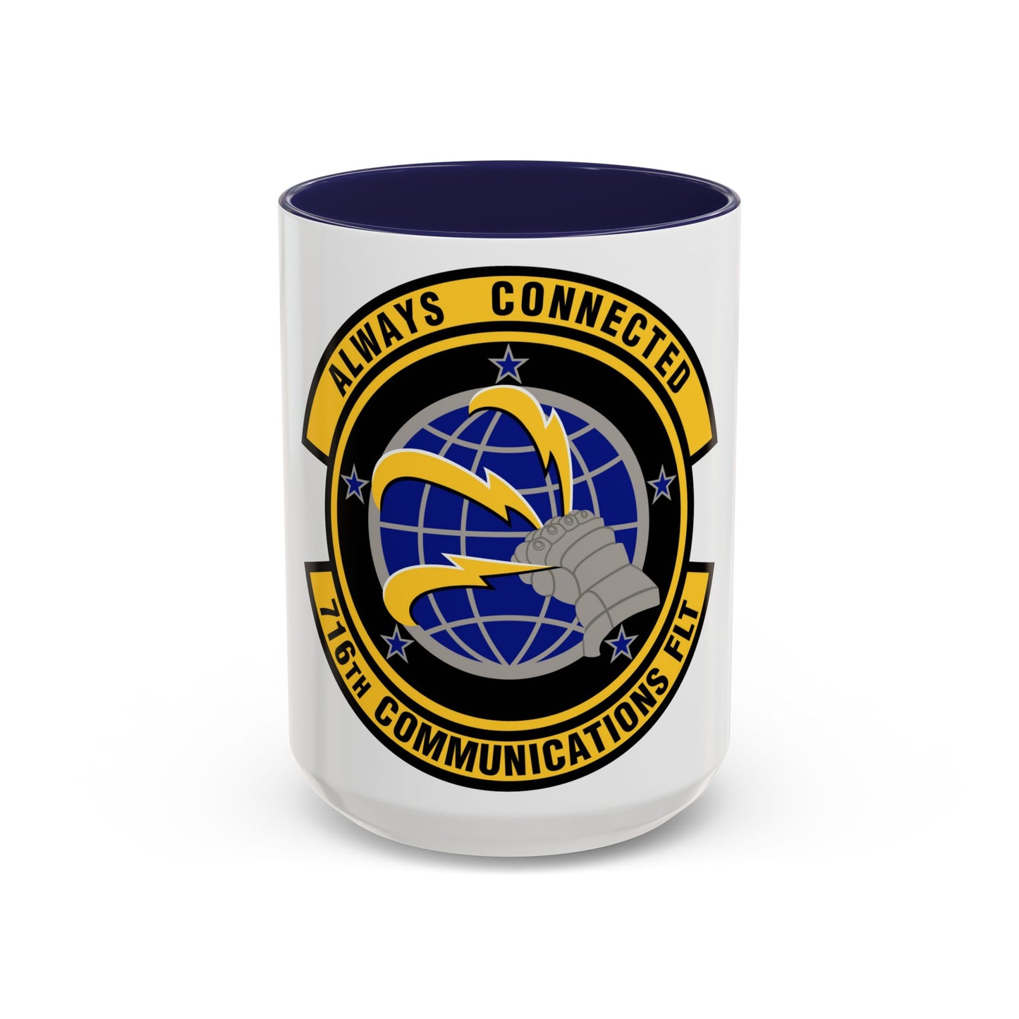 716th Communications Flight (U.S. Air Force) Accent Coffee Mug