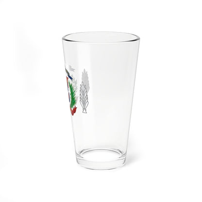 Dominican Republics Military Colonel and Captain Rank Insignia (Military Rank) Pint Glass 16oz