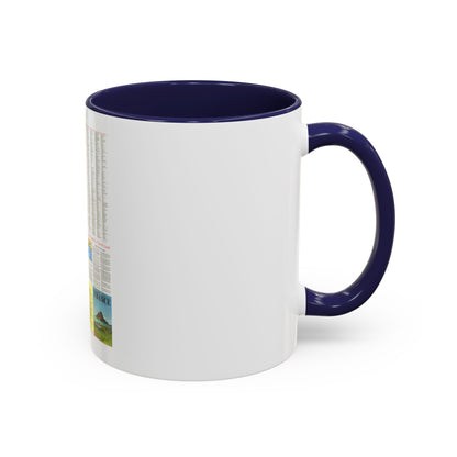 France - A Traveller's Map 2 (1971) (Map) Accent Coffee Mug
