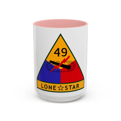 49th Armored Division (U.S. Army) Accent Coffee Mug