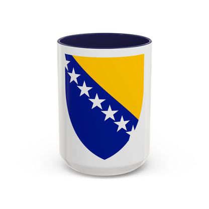 Coat of arms of Bosnia and Herzegovina - Accent Coffee Mug