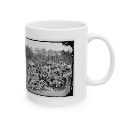 Fair Oaks, Va., Vicinity. Battery M., 2d U.S. Artillery, Commanded By Capt. Henry Benson (U.S. Civil War) White Coffee Mug