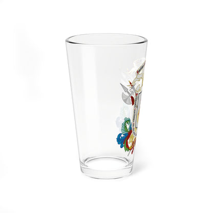 Santiago de León de Caracas 1567 Carlos III - 1766 (Venezuela) (Coat of Arms) Pint Glass 16oz