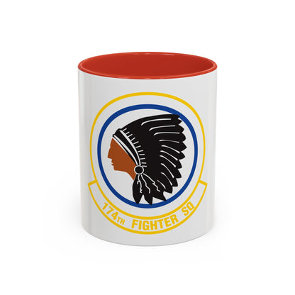 174 Fighter Squadron (U.S. Air Force) Accent Coffee Mug