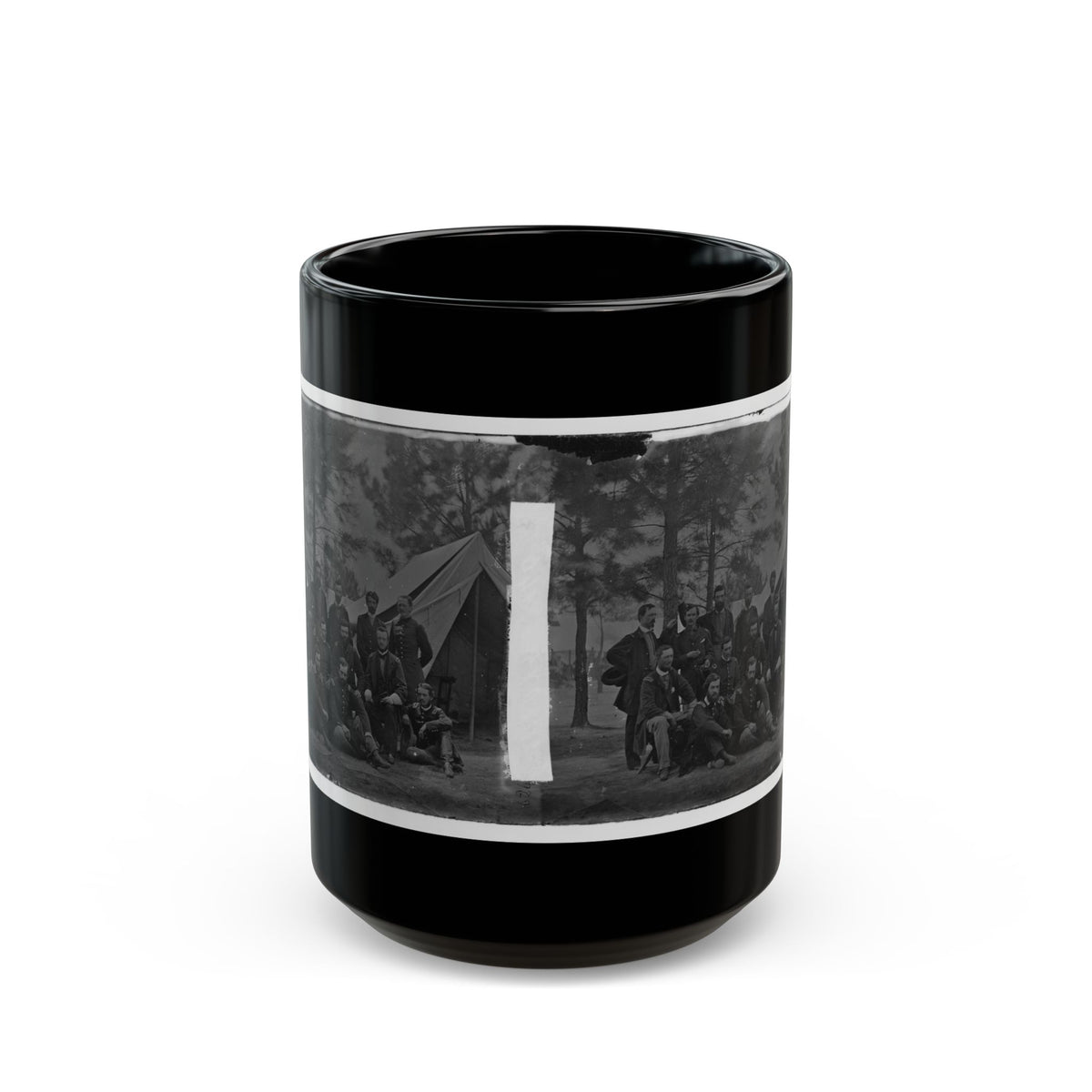 Harrison's Landing, Va. Members Of The Class Of 1860, U.S. Military Academy (U.S. Civil War) Black Coffee Mug