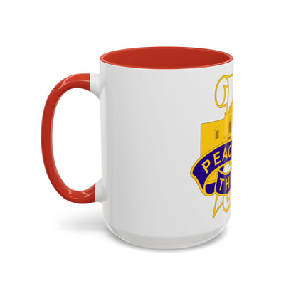 321 Civil Affairs Brigade 2 (U.S. Army) Accent Coffee Mug