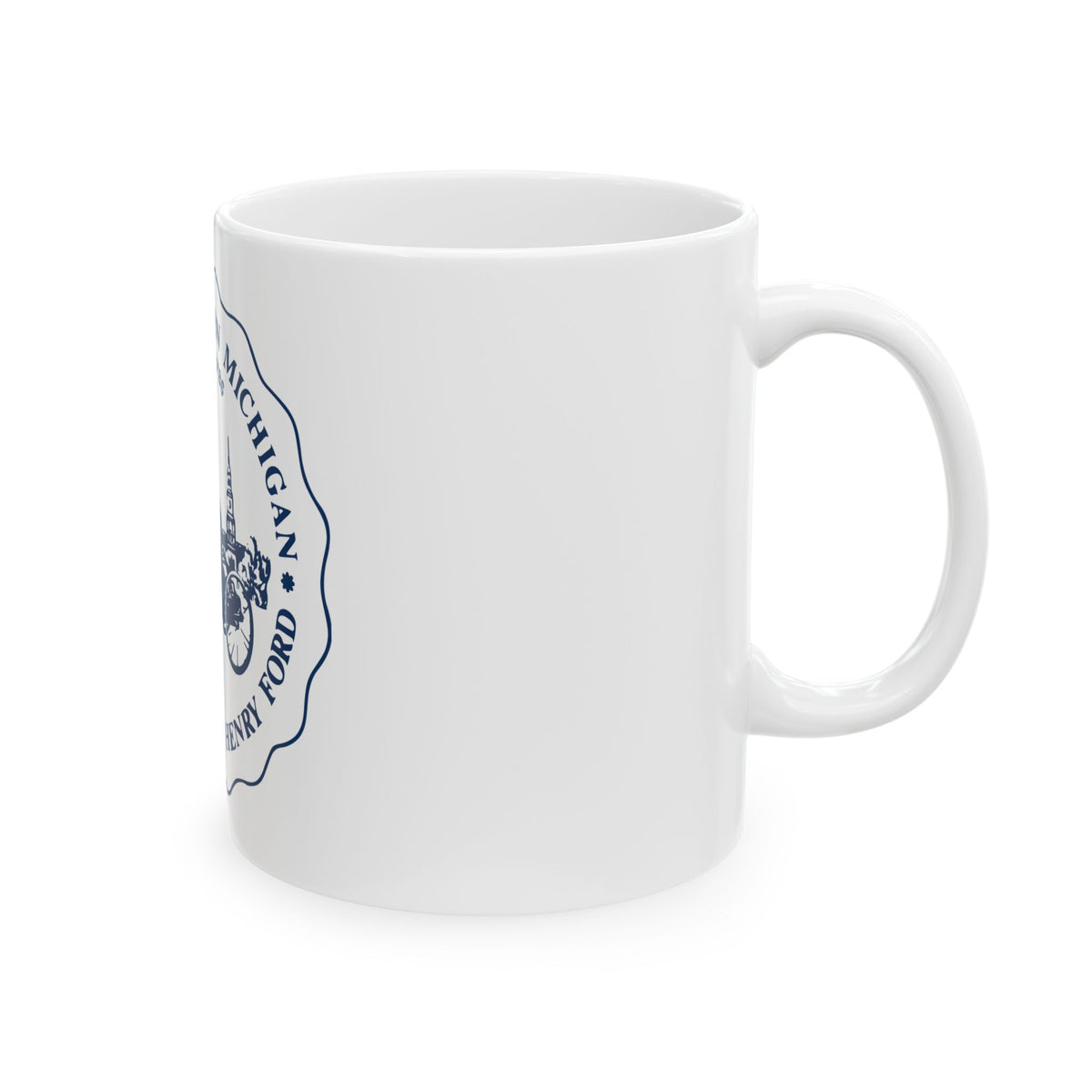 Seal of Dearborn Michigan - White Coffee Mug