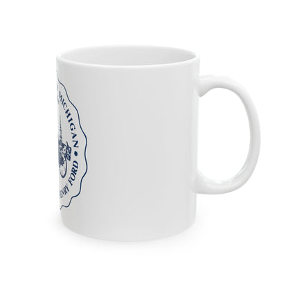 Seal of Dearborn Michigan - White Coffee Mug