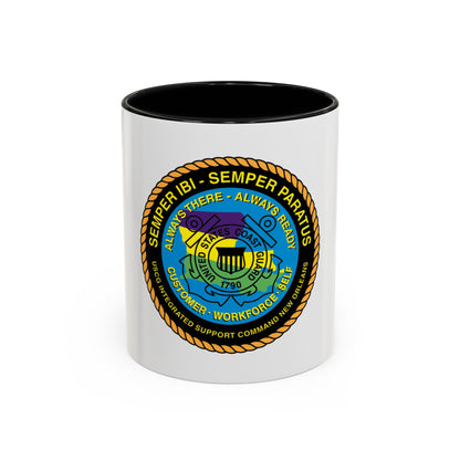 USCG ISC New Orleans (U.S. Coast Guard) Accent Coffee Mug