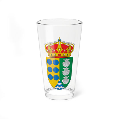 Escudo de Aldeadávila de la Ribera (Spain) (Coat of Arms) Pint Glass 16oz