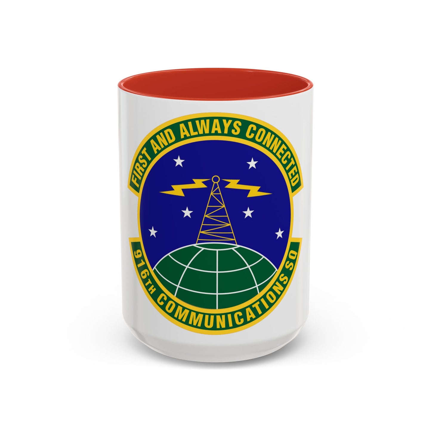 916th Communications Squadron (U.S. Air Force) Accent Coffee Mug