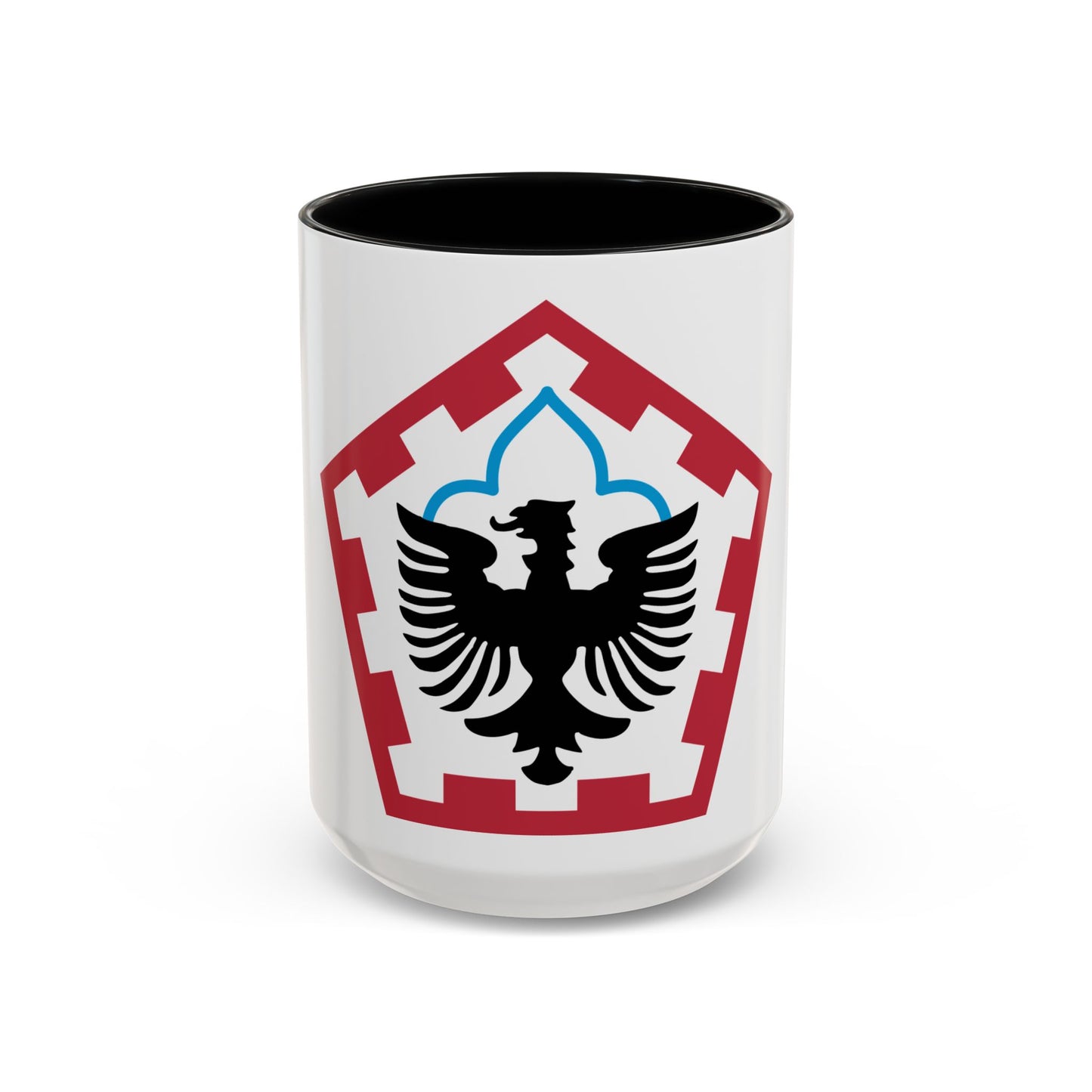 555th Engineer Brigade (U.S. Army) Accent Coffee Mug