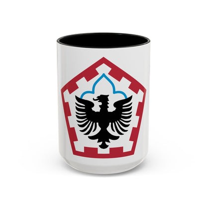 555th Engineer Brigade (U.S. Army) Accent Coffee Mug
