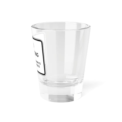 MUTCD-CA S25 (California) (Road Sign) Shot Glass 1.5oz