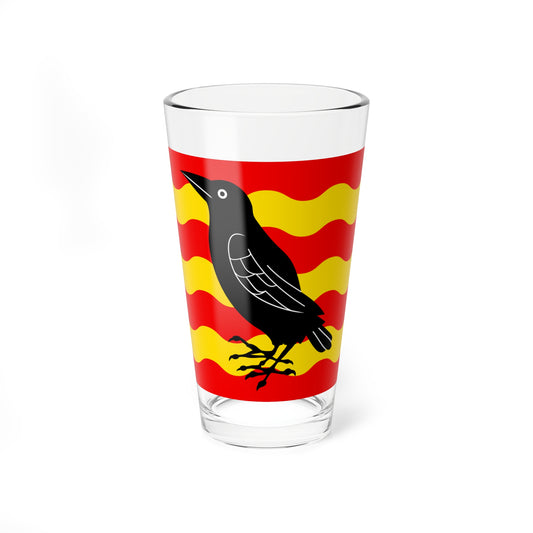 CHE Etagnieres Flag (Switzerland) Pint Glass 16oz