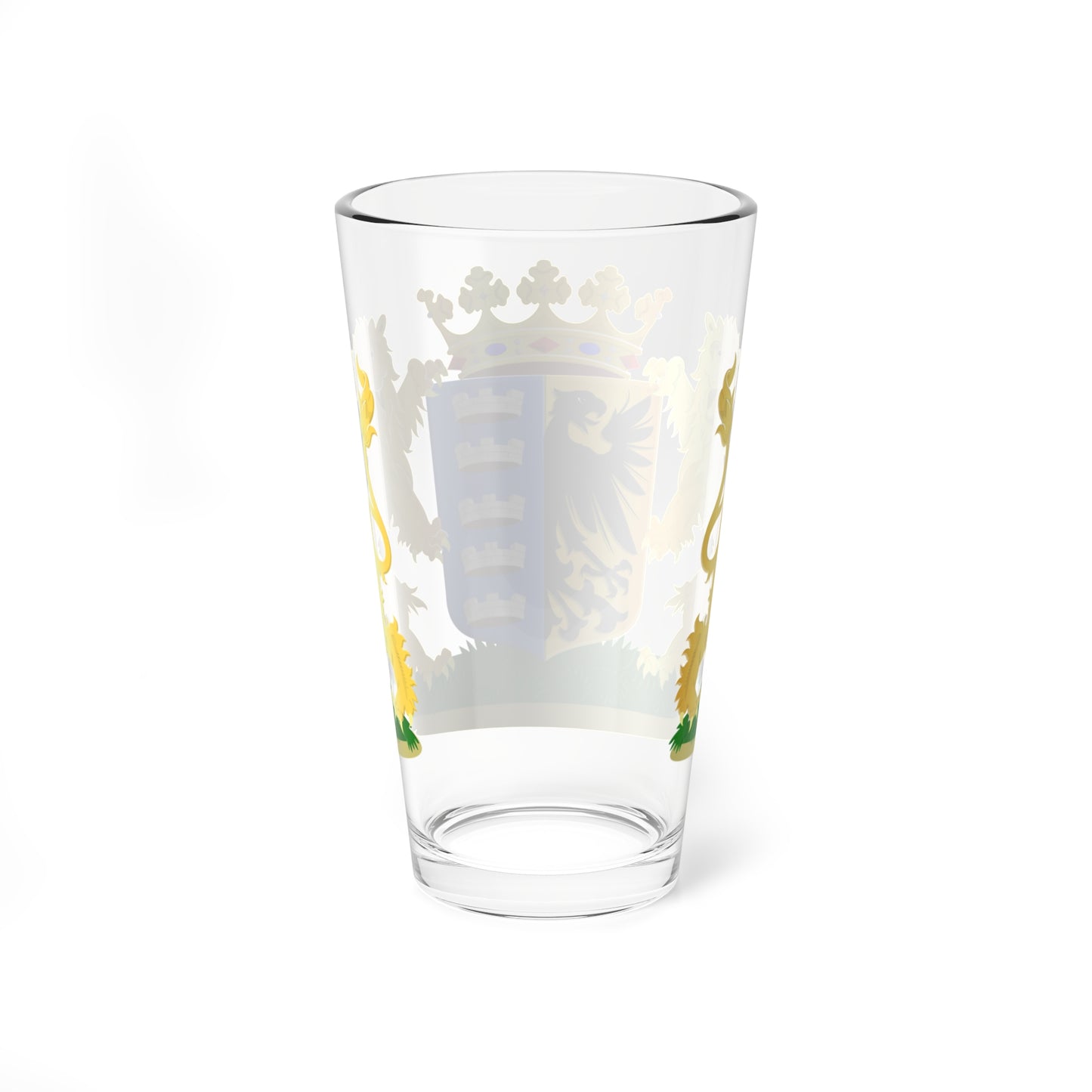 Sûdwest-Fryslân wapen nieuw (Netherlands) (Coat of Arms) Pint Glass 16oz
