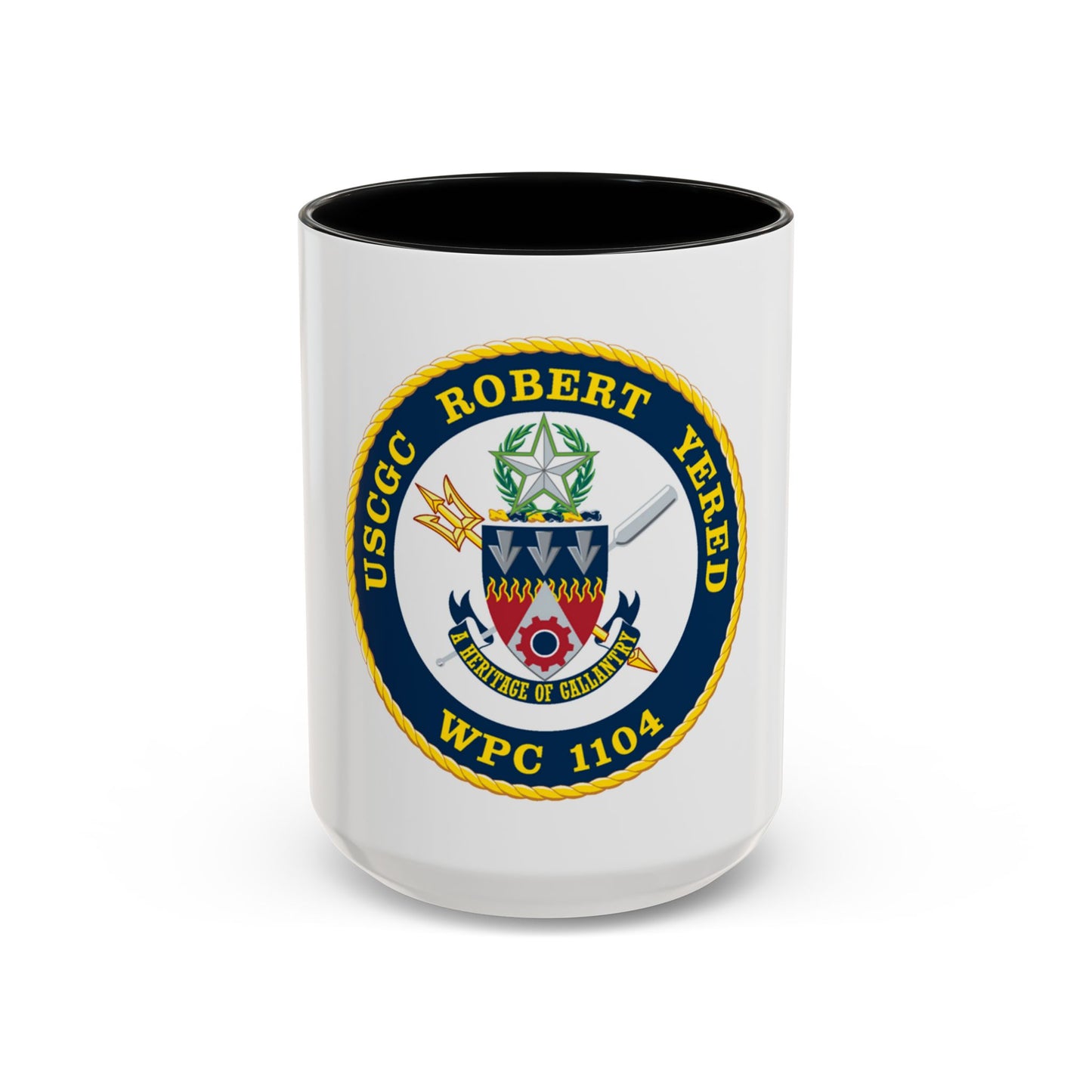 USCGC ROBERT YERED WPC 1104 (U.S. Coast Guard) Accent Coffee Mug