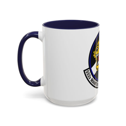 552nd Maintenance Operations Squadron (U.S. Air Force) Accent Coffee Mug