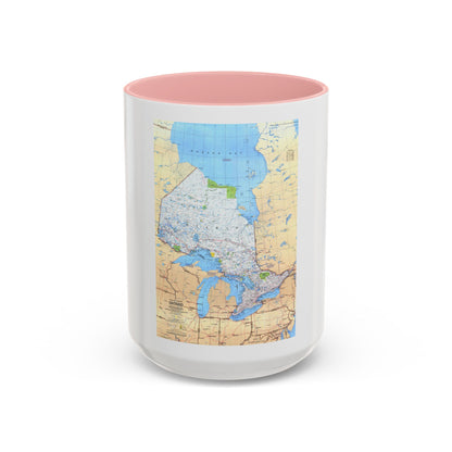 Canada - Ontario (1978) (Map) Accent Coffee Mug