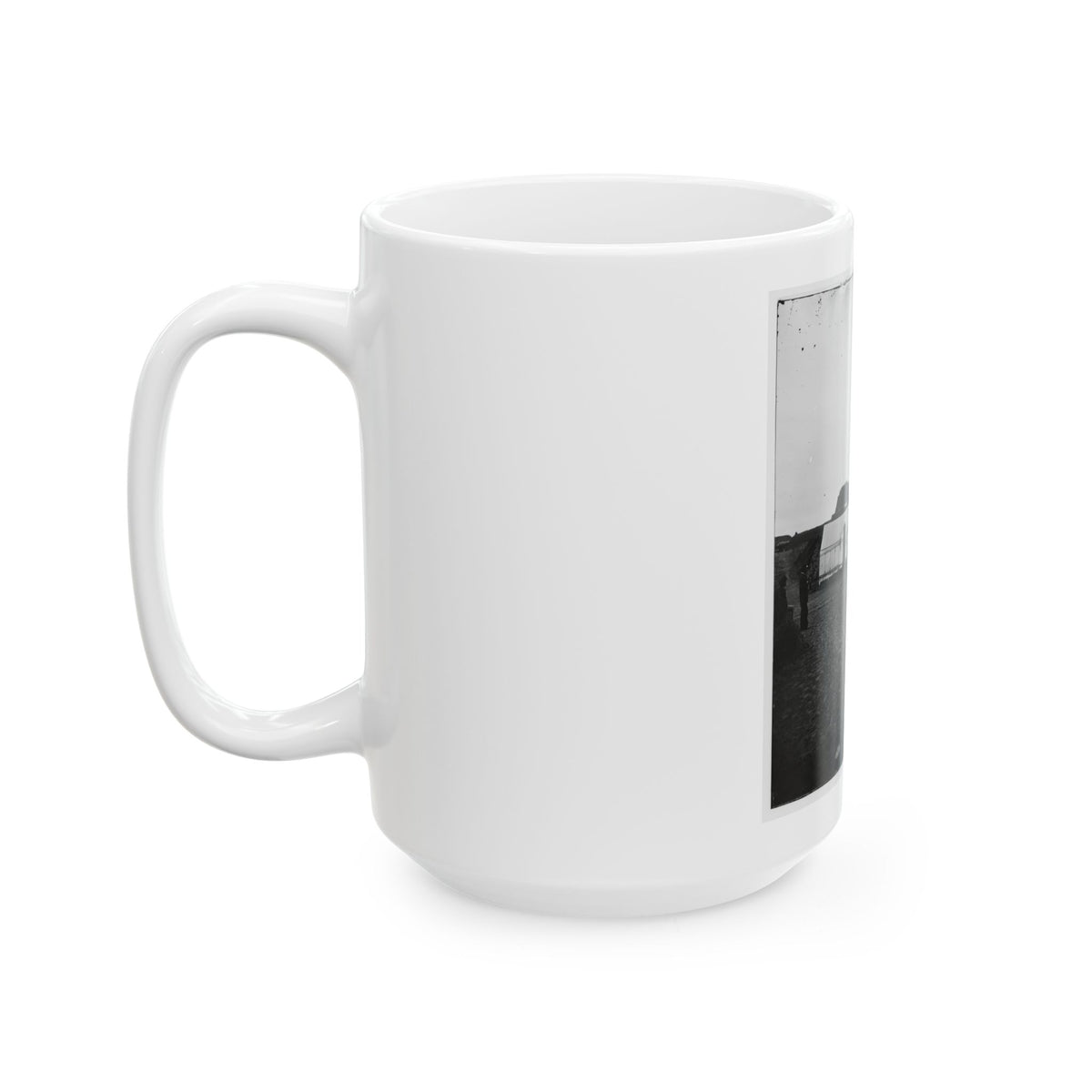 Morris Island, S.C. Quarters Of Federal Garrison Inside Fort Wagner (U.S. Civil War) White Coffee Mug