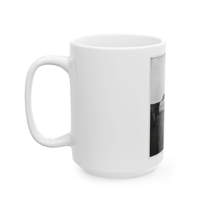 Morris Island, S.C. Quarters Of Federal Garrison Inside Fort Wagner (U.S. Civil War) White Coffee Mug