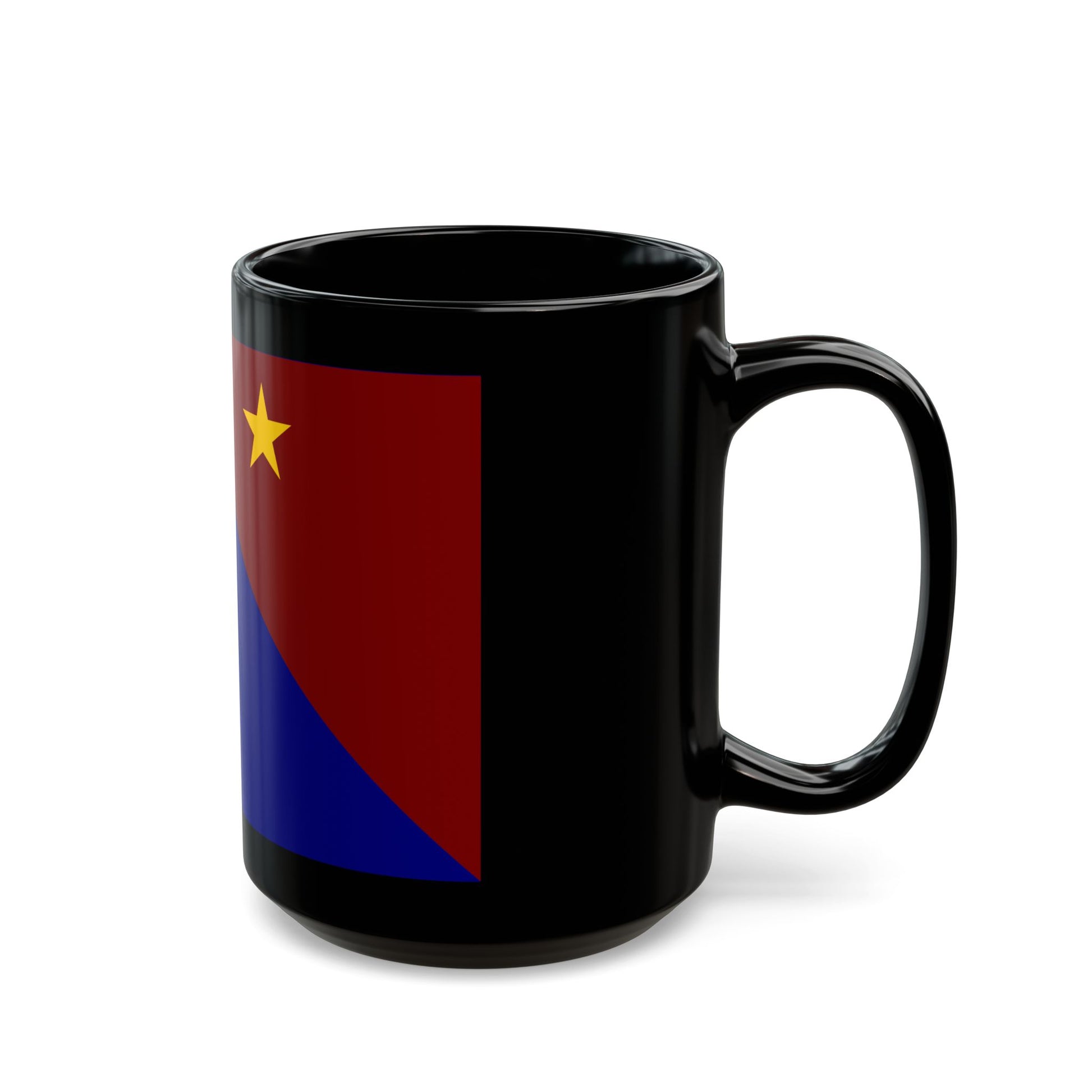 Flag of Milne Bay Papa New Guinea - Black Coffee Mug-Go Mug Yourself