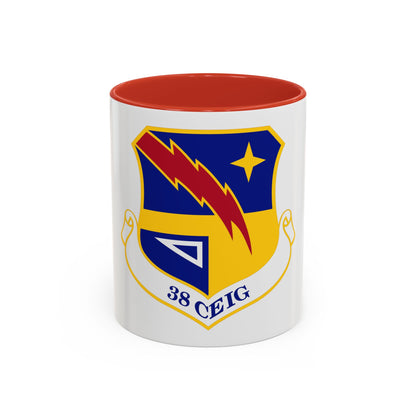 38th Cyberspace Engineering Installation Group (U.S. Air Force) Accent Coffee Mug