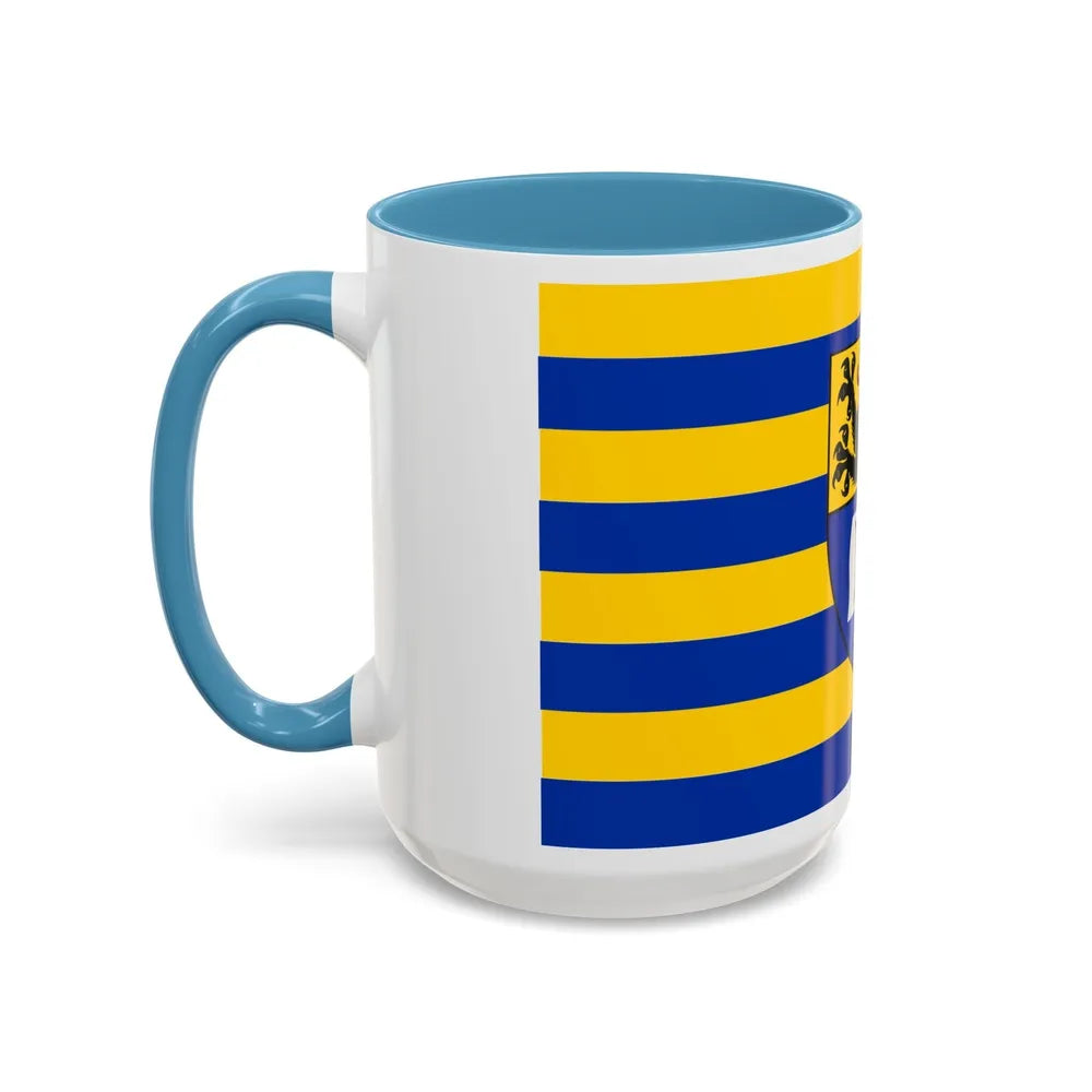 Flag of Dueren Germany - Accent Coffee Mug-Go Mug Yourself