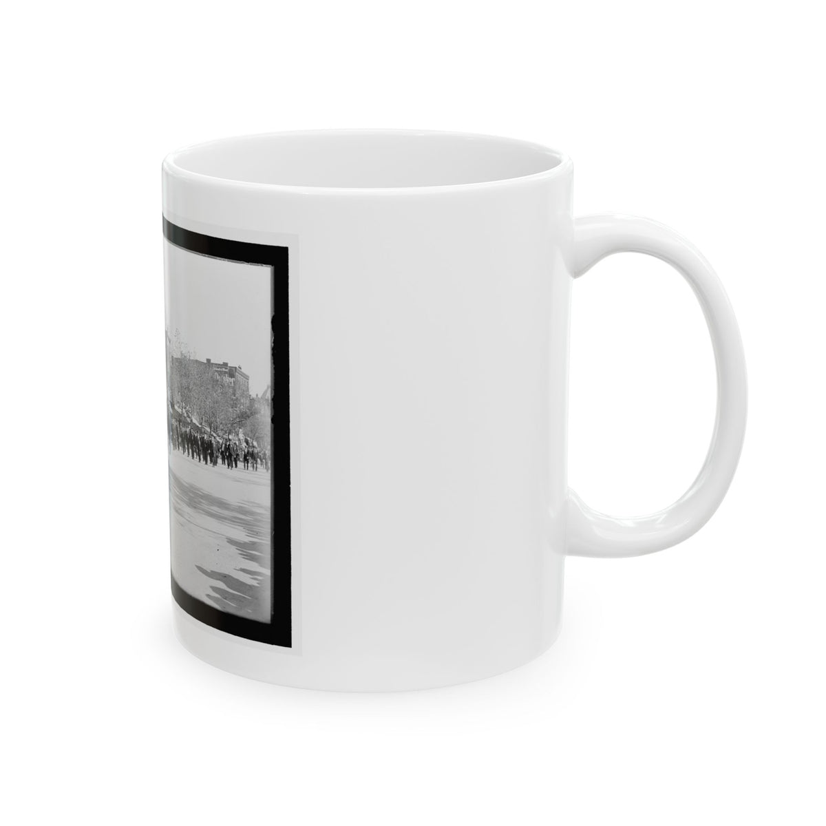 A Large Post In The Great Parade (U.S. Civil War) White Coffee Mug