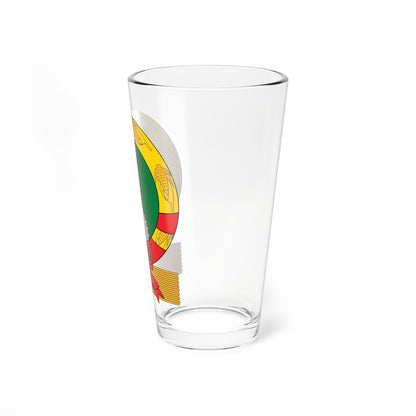 Emblem of Benin 1975-1990 (Benin) (Coat of Arms) Pint Glass 16oz
