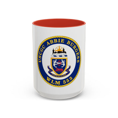 USCGC Abbie Burgess WLM 553 (U.S. Coast Guard) Accent Coffee Mug