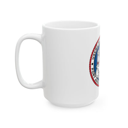 USCGC Active WMEC 618 Port Angeles WA (U.S. Coast Guard) White Coffee Mug