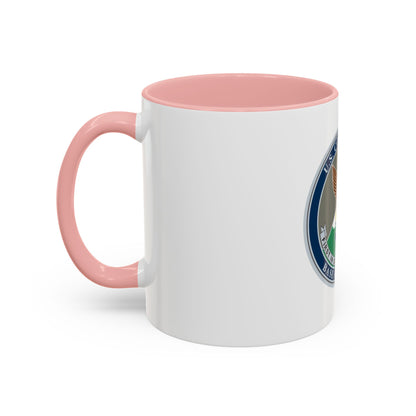 USCG Base Ketchikan (U.S. Coast Guard) Accent Coffee Mug