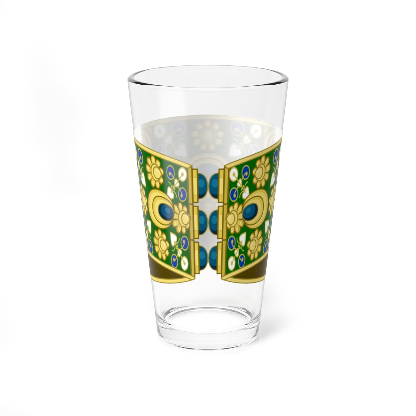 Corona ferrea monza heraldry (Italy) (Coat of Arms) Pint Glass 16oz