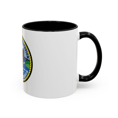 USCG Group Air Station North Bend (U.S. Coast Guard) Accent Coffee Mug