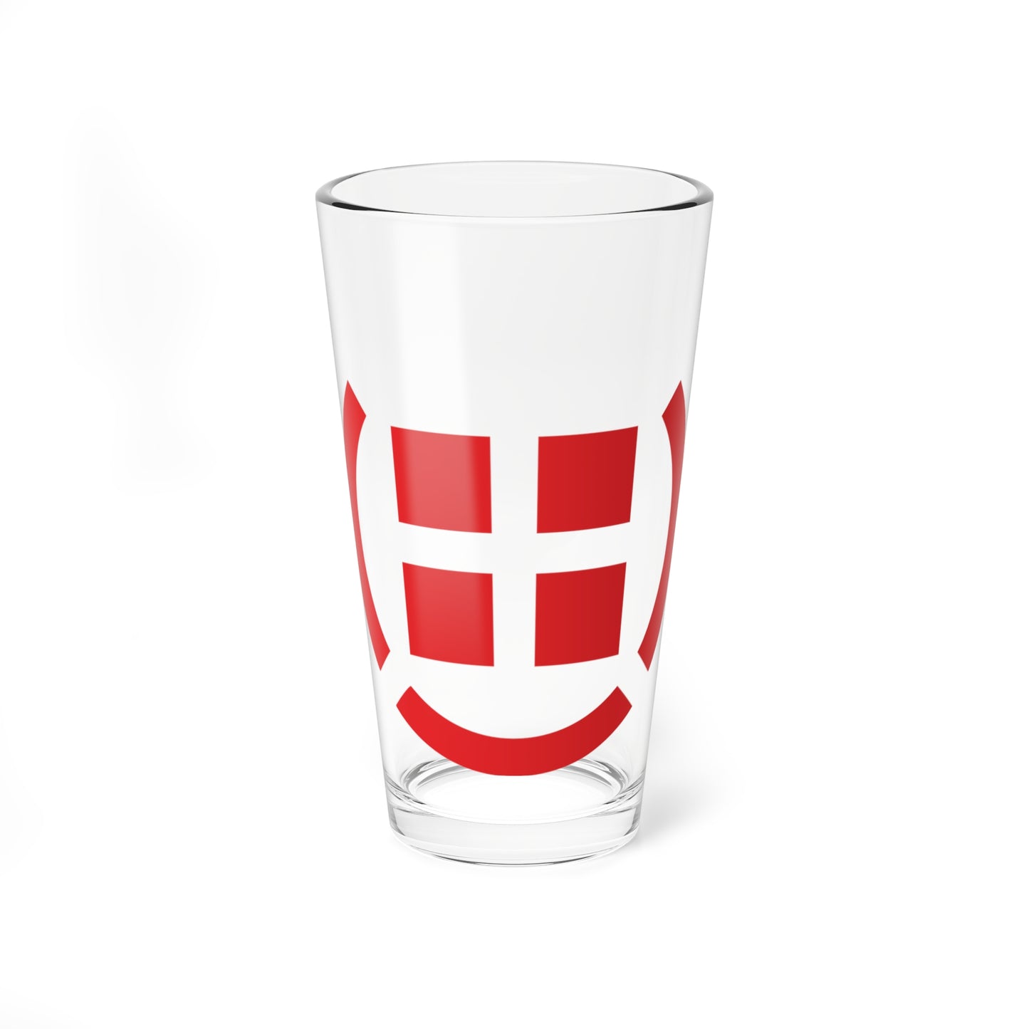 Danish Defence logo w-out crown (Denmark) (Coat of Arms) Pint Glass 16oz