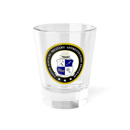 Verre à liqueur USMAP (US Navy) du programme d'apprentissage militaire United Services, 1,5 oz