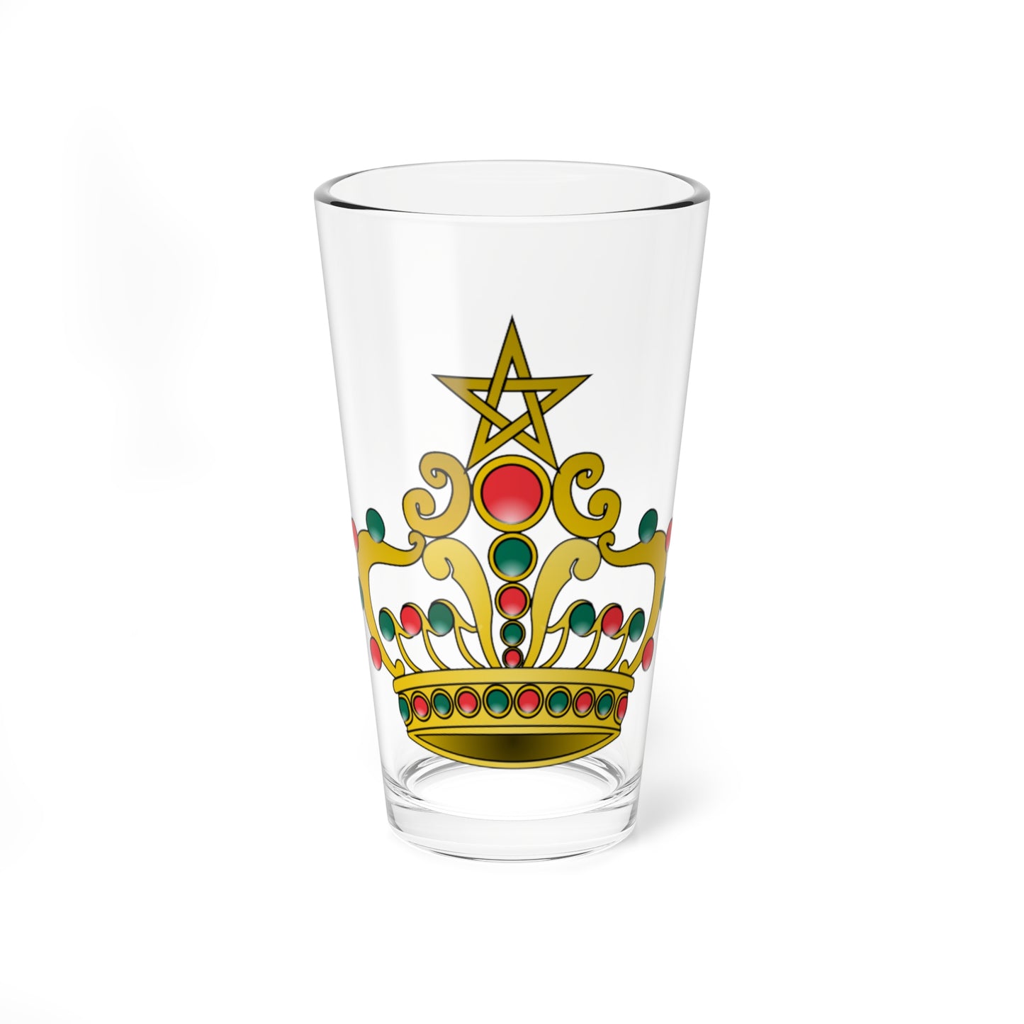 Crown of Morocco 1 (Morocco) (Coat of Arms) Pint Glass 16oz