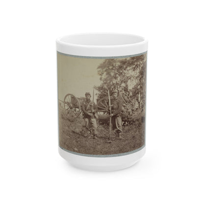 22d New York State Militia Near Harpers Ferry, Va., 1861 I.E.1862 023 (U.S. Civil War) White Coffee Mug