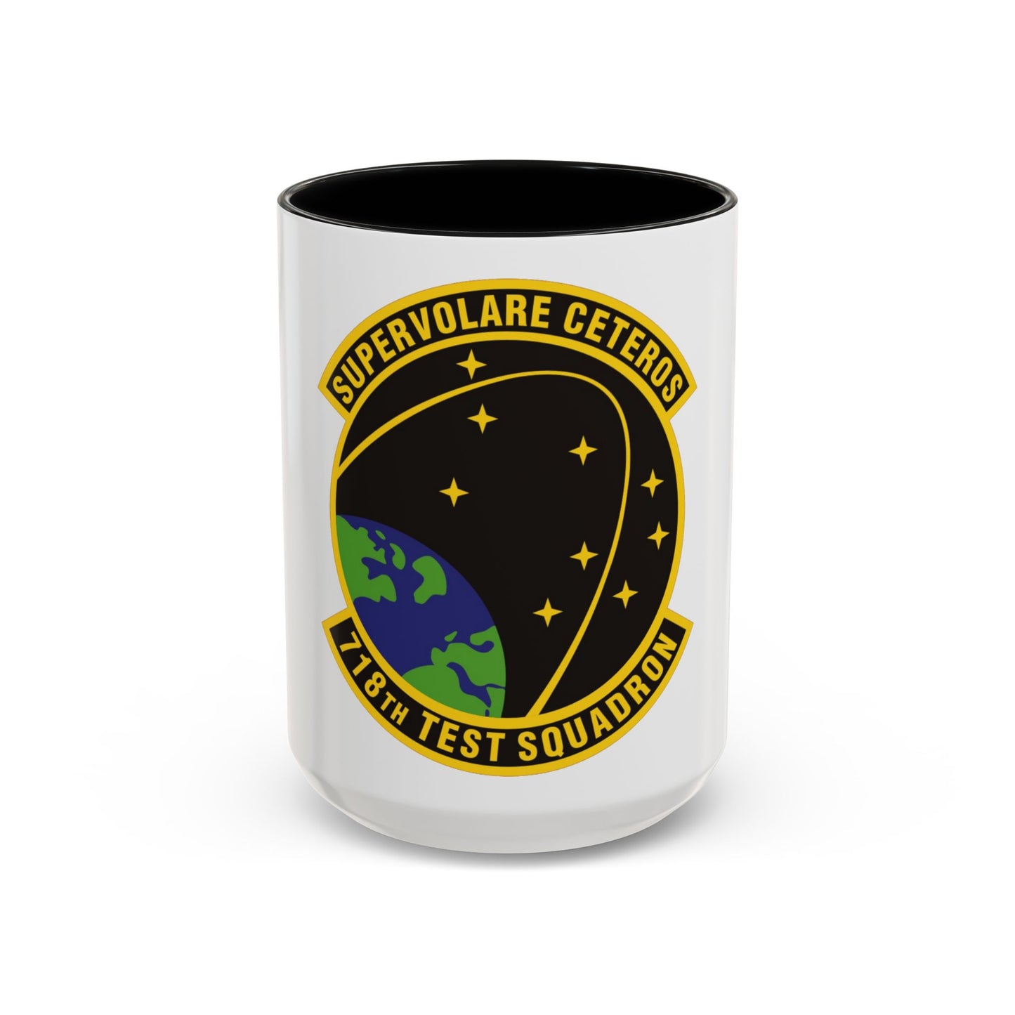 718th Test Squadron (U.S. Air Force) Accent Coffee Mug