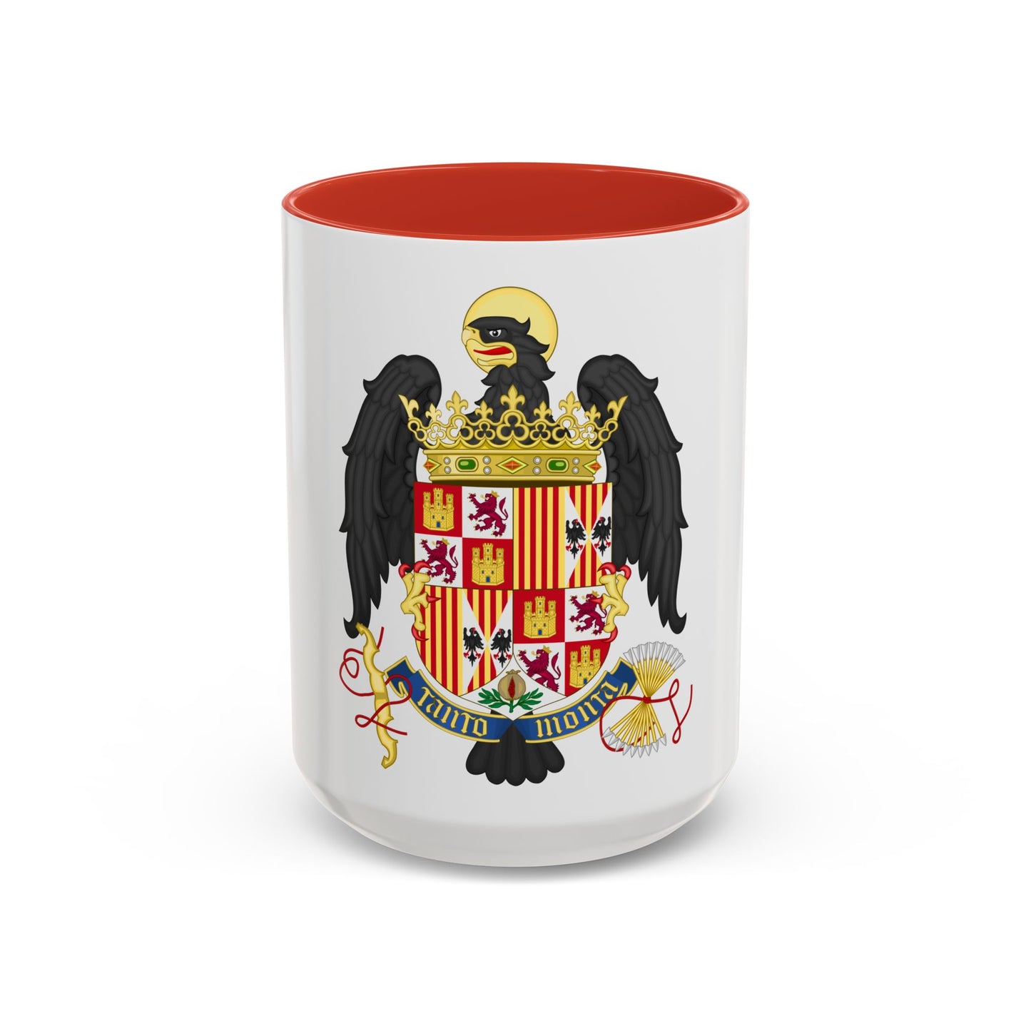 Coat of Arms of Queen Isabella of Castile (1492-1504) - Accent Coffee Mug