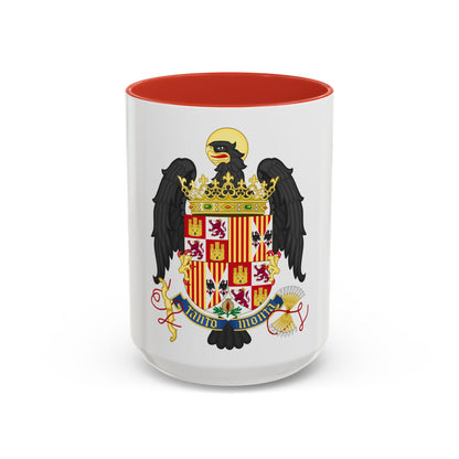 Coat of Arms of Queen Isabella of Castile (1492-1504) - Accent Coffee Mug