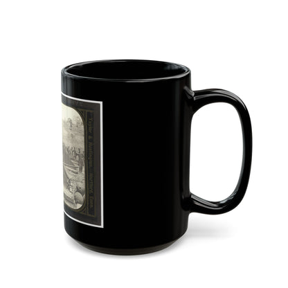 Battery No. 4 Near Yorktown Mounting Ten 13 Inch Mortars Each Weighing 20,000 Pounds. South End (U.S. Civil War) Black Coffee Mug
